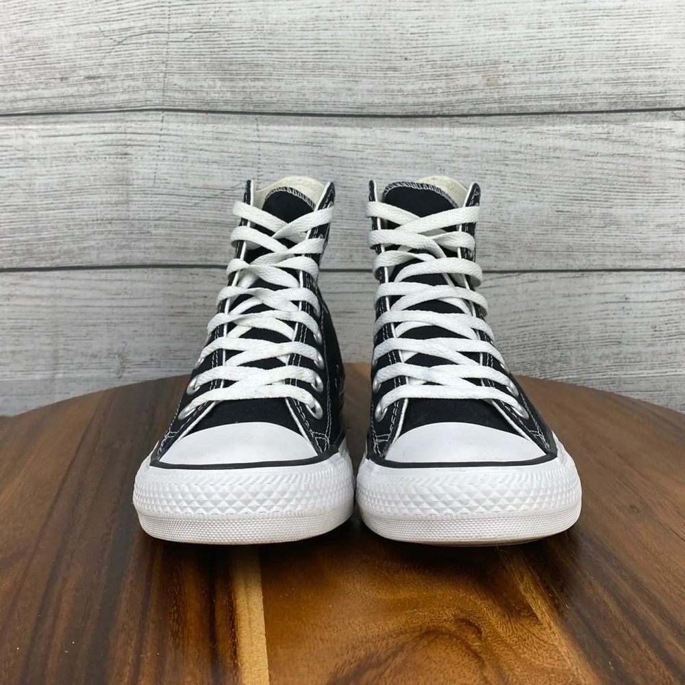 Converse Chuck Taylor All Star High Custom Floral Embroidery Roses Women’s 8.5